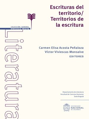 cover image of Escrituras del territorio/ Territorios de la escritura
